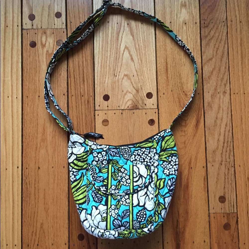 Vera Bradley Island Blooms Hobo Crossbody purse